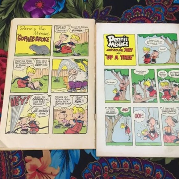 (2) VINTAGE 1965 DENNIS THE MENACE COMICS BOOKS AND BONUS SPECIAL HIS PAL JOEY - Picture 2 of 7